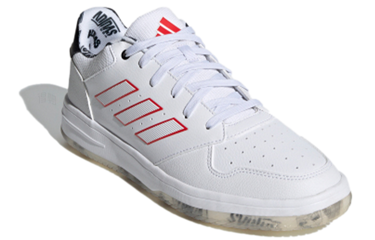 Мужские кроссовки adidas neo gametalker (бело-красные) — Белыйкрасный — фото 3