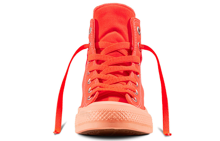 Кеды Converse Chuck Taylor All Star II Hi (оранжевые) — 橘红 — фото 4
