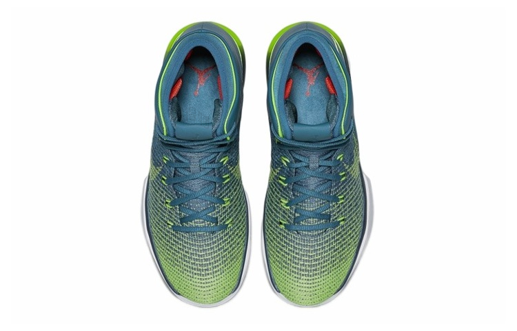 Мужские кроссовки Jordan Air Jordan 31 Rio (желто-зеленые) — фото 3
