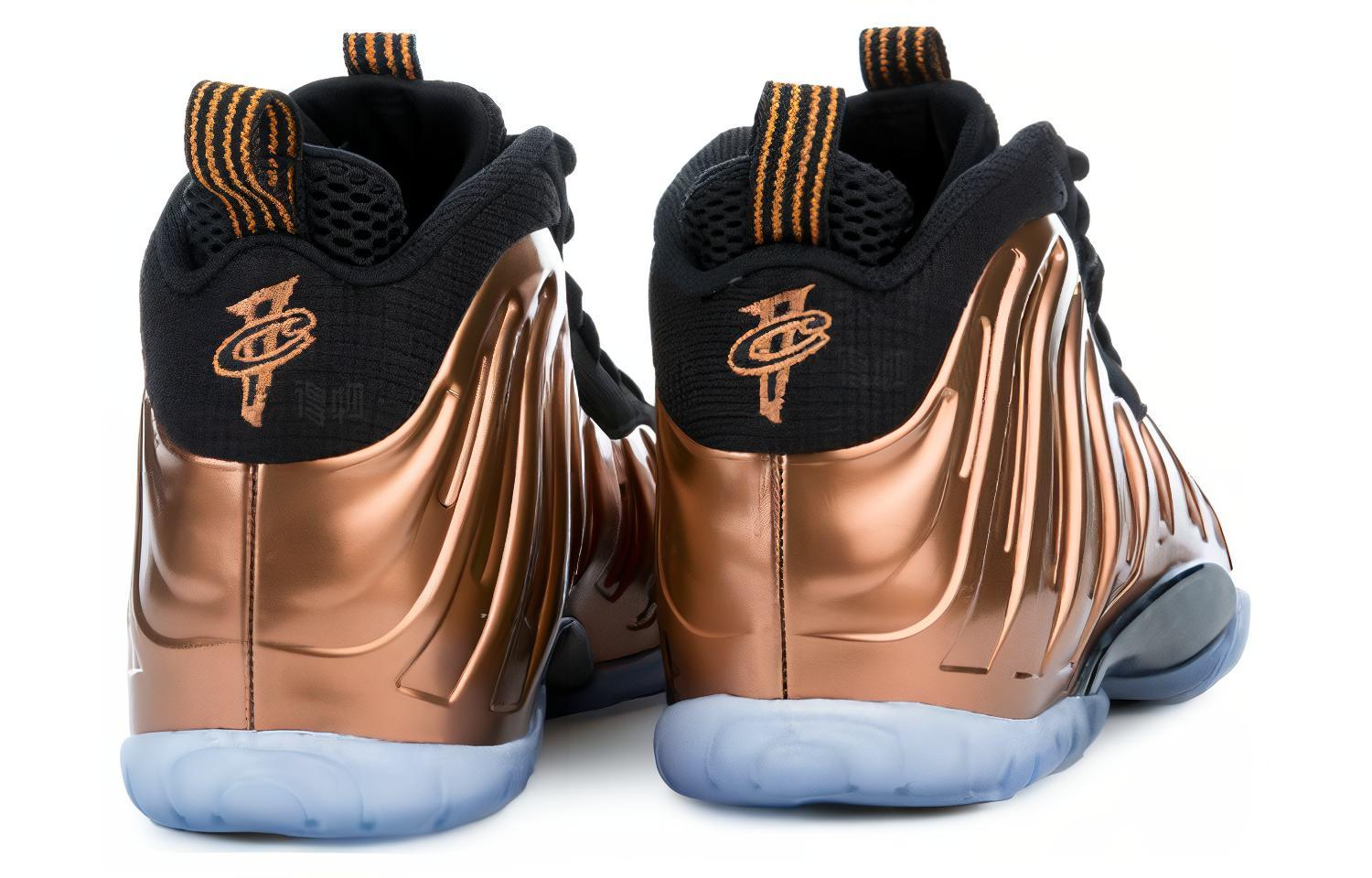 Женские кроссовки Nike Foamposite One (медные) — фото 4