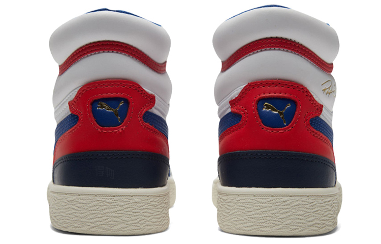 Мужские кроссовки PUMA Ralph Sampson Mid (сине-белые) — фото 4