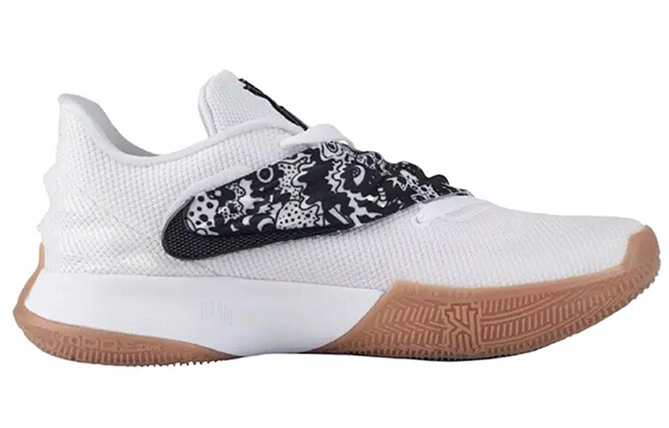 Мужские кроссовки Nike Kyrie Low 1 (бело-черные) — фото 2