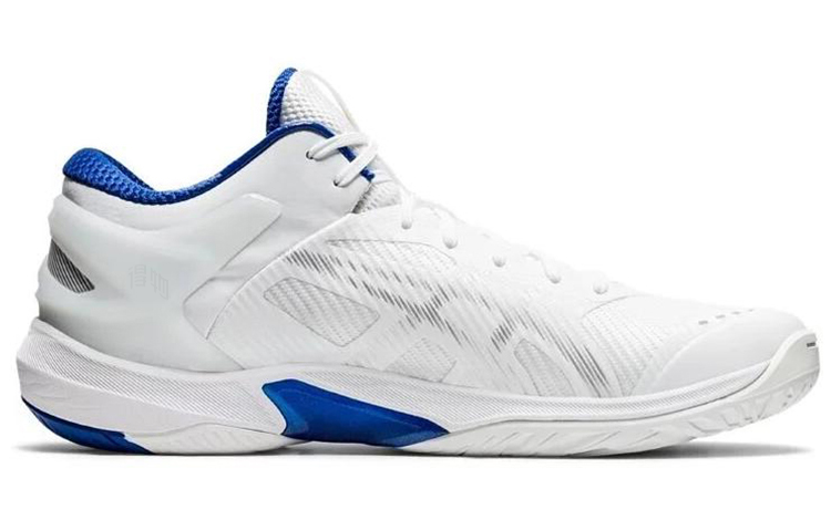 Мужские кроссовки ASICS Gel-Burst 24 Low (бело-синие) — Белый / синий — фото 2
