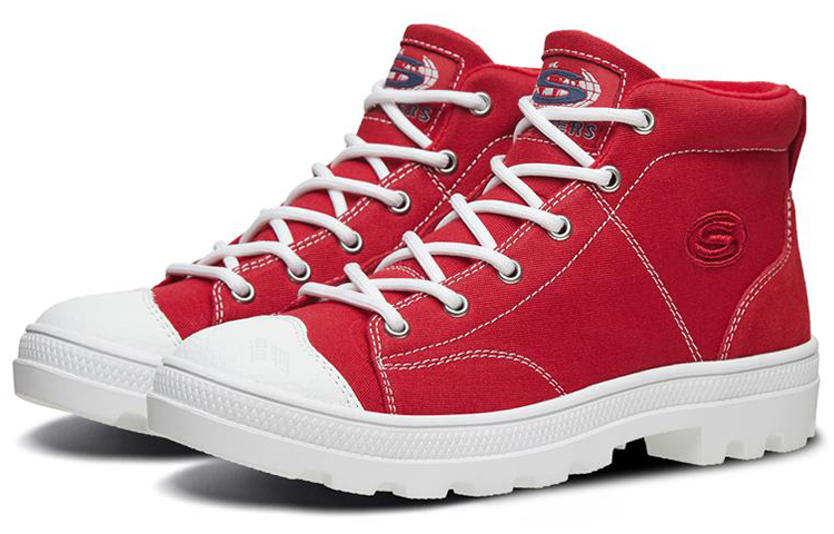 Женские кеды Skechers Roadies (красные) — фото 3