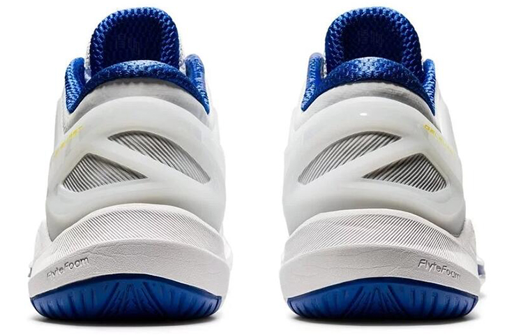Мужские кроссовки ASICS Gel-Burst 24 Low (бело-синие) — Белый / синий — фото 4