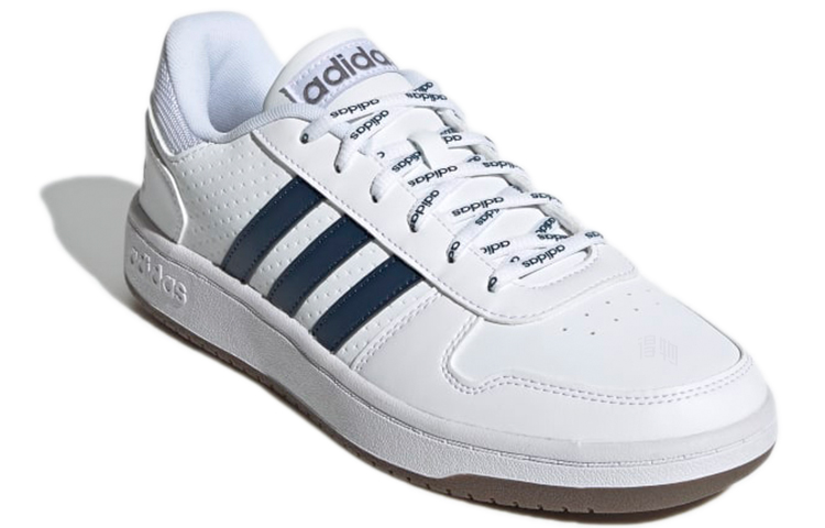 Кроссовки adidas neo Hoops 2.0 (бело-синие) — фото 3