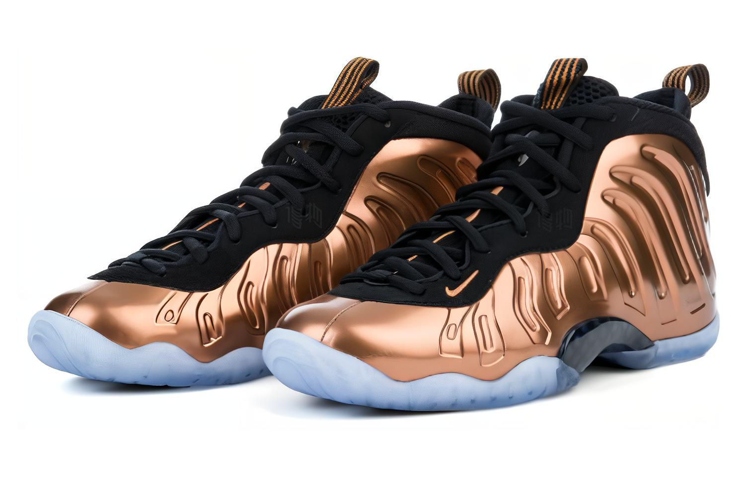 Женские кроссовки Nike Foamposite One (медные) — фото 3