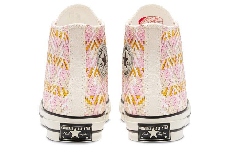 Кеды Converse 1970s All Star Chuck 70 Hi (розово-оранжевые) — Розовый / оранжевый — фото 4