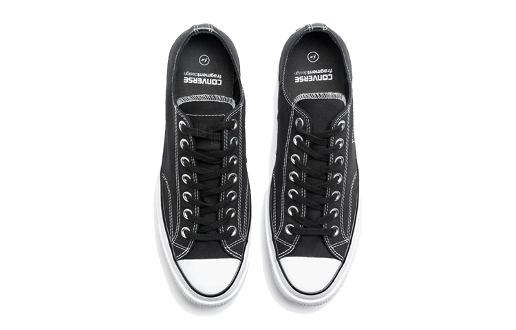 Кеды Fragment Design x Converse All Star 70 Tuxedo Ox (черные) — фото 3