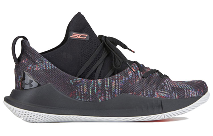 Мужские кроссовки Under Armour Under Armour CURRY 5 (черно-цветной) — 黑/彩虹配色 — фото 2