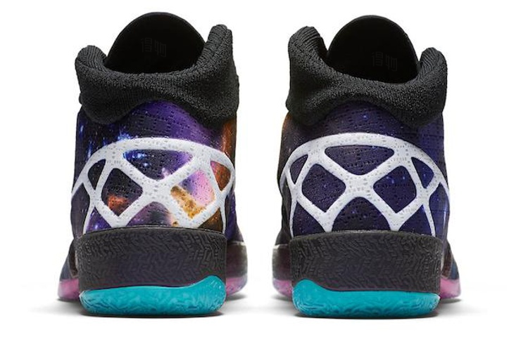 Мужские кроссовки Jordan Air Jordan 30 Quai 54 Cosmos OG (черно-сине-белые) — Чёрный / синий / белый — фото 5