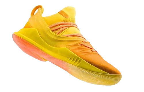 Мужские кроссовки Under Armour Under Armour CURRY 5 Yellow Orange 5 (желтые) — Жёлтый — фото 5