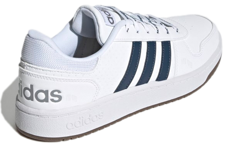 Кроссовки adidas neo Hoops 2.0 (бело-синие) — фото 4