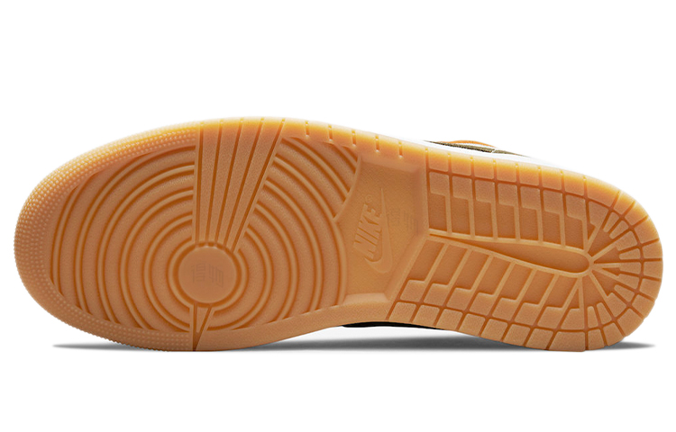 Кроссовки Jordan Air Jordan 1 low se "ceramic" (оранжево-бело-зеленые) — Оранжевый / белый / зелёный — фото 6
