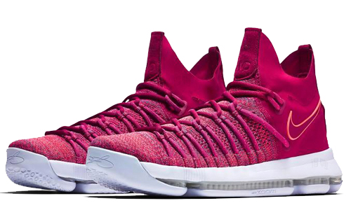 Мужские кроссовки Nike KD 9 ELITE Zoom (розовые) — Розовый — фото 3