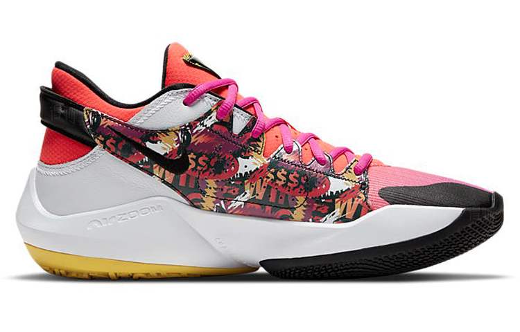 Мужские кроссовки Nike Freak 2 Zoom NRG (фиолетовый / оранжевый / белый) — фото 2