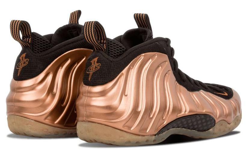 Мужские кроссовки Nike Foamposite One Copper (медный) — 黑/金属铜 — фото 3