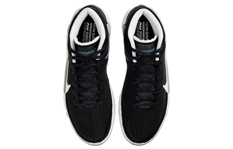 Кроссовки Nike KD 13 EP (черно-белые) — Чёрный / белый — фото 4