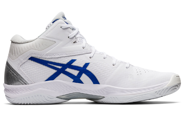 Кроссовки ASICS Gel-Hoop V12 (бело-синие) — фото 2
