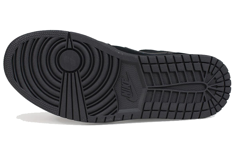 Мужские кроссовки Jordan Air Jordan 1 Mid (черно-желтые) — фото 5