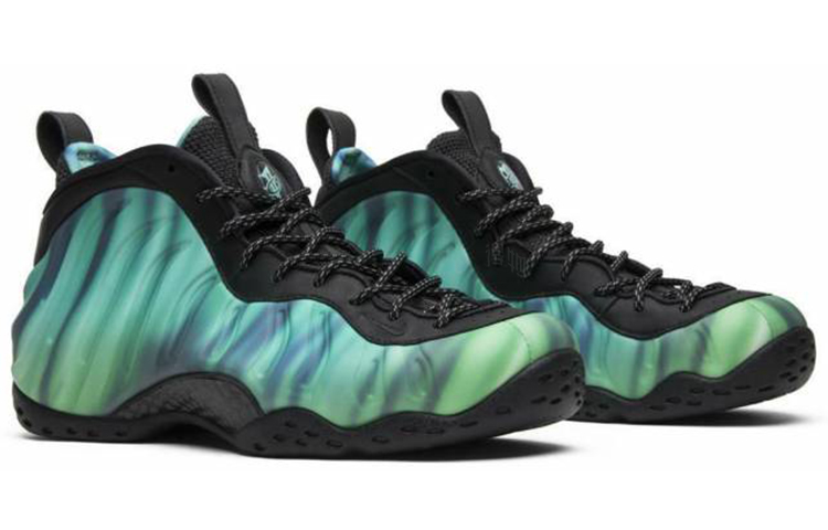 Мужские кроссовки Nike Foamposite One (зеленые) — фото 3