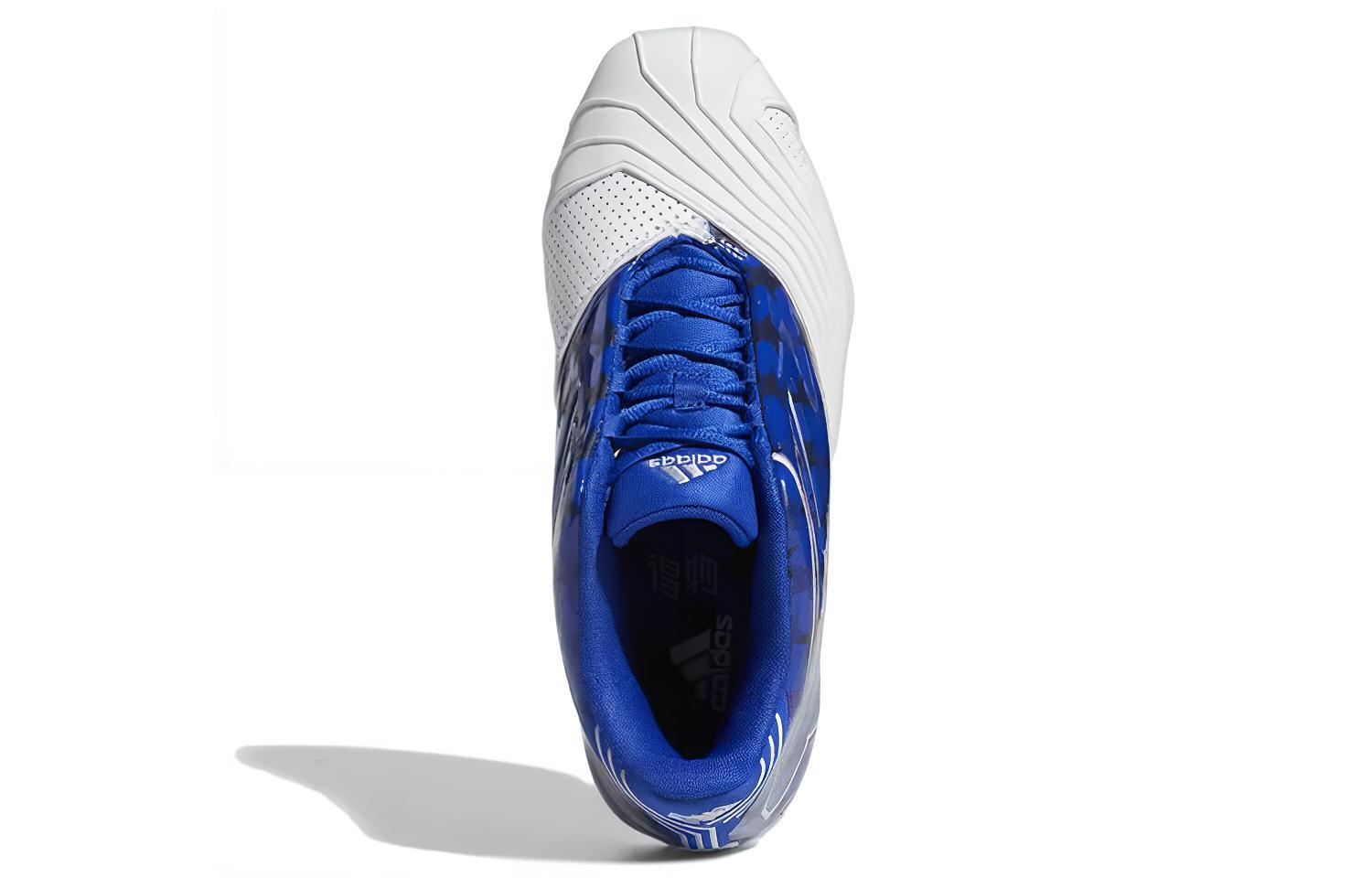Мужские кроссовки adidas T mac 1 (сине-белые) — фото 5
