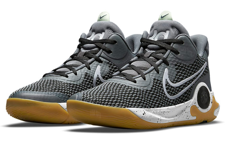 Мужские кроссовки Nike KD Trey 5 IX EP (серо-черные) — фото 3
