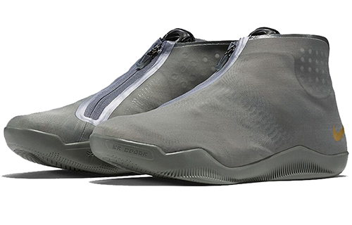 Мужские кроссовки Nike Kobe 11 Alt Tumbled "Grey" (серые) — фото 2