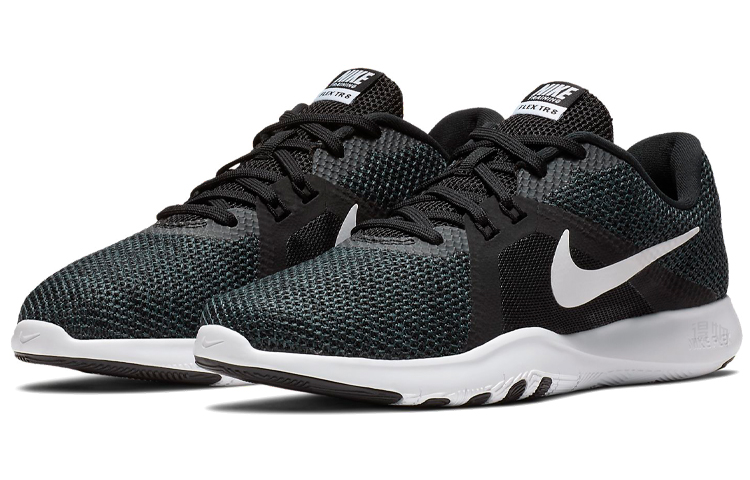 Женские кроссовки Nike Flex Trainer 7 (черно-белые) — фото 3