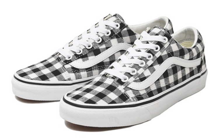 Женские кеды Vans Old Skool (черно-белая шахматка) — фото 2