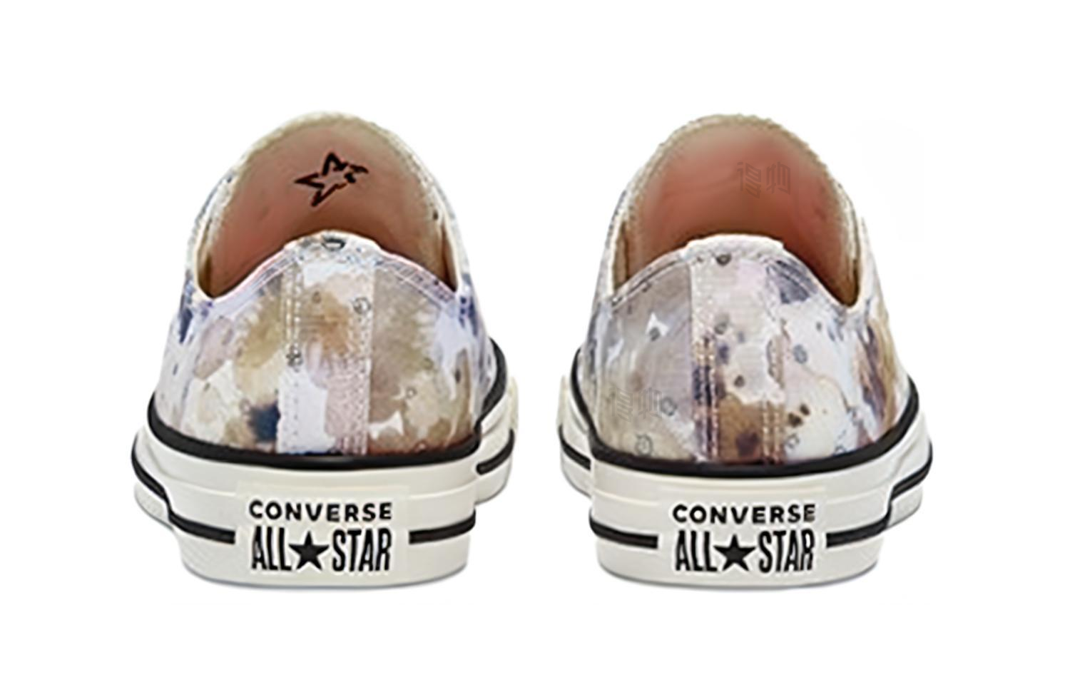 Женские кеды Converse Chuck Taylor All Star (бело-синие) — 白/蓝/多色 — фото 5