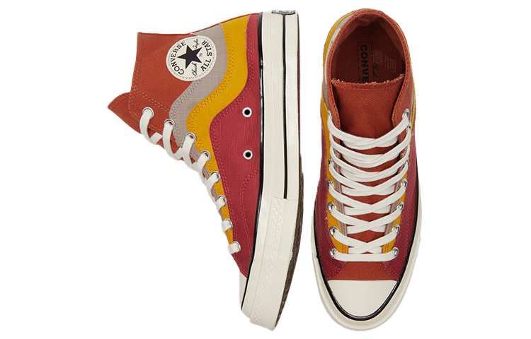 Кеды Converse Chuck Taylor All Star 1970s (красно-желтые) — Красный / жёлтый — фото 5