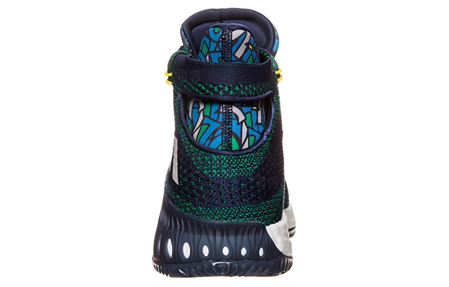 Кроссовки adidas Crazy Explosive Wiggins Away (сине-зеленые) — фото 4