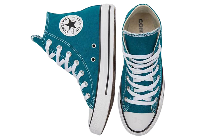 Кеды Converse Chuck Taylor All Star (бирюзовые) — 水鸭蓝 — фото 4