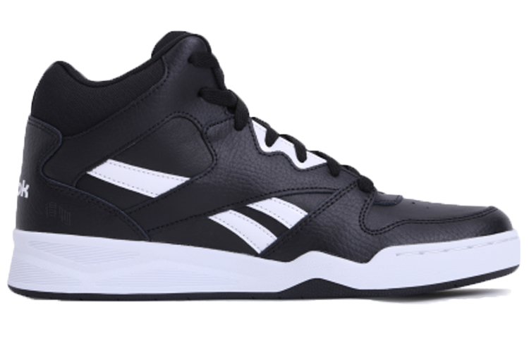 Кроссовки Reebok Royal BB4500 MID CUT (черно-белые) — фото 2