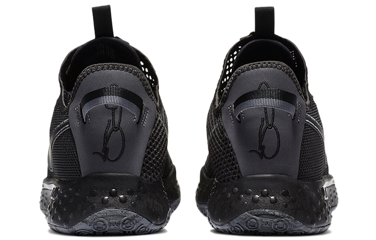 Кроссовки Nike PG 4 EP Triple Black (черные) — фото 5
