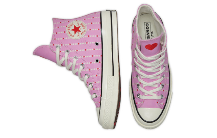 Кеды Converse Chuck 70 Love Fearlessly (розовые) — фото 4