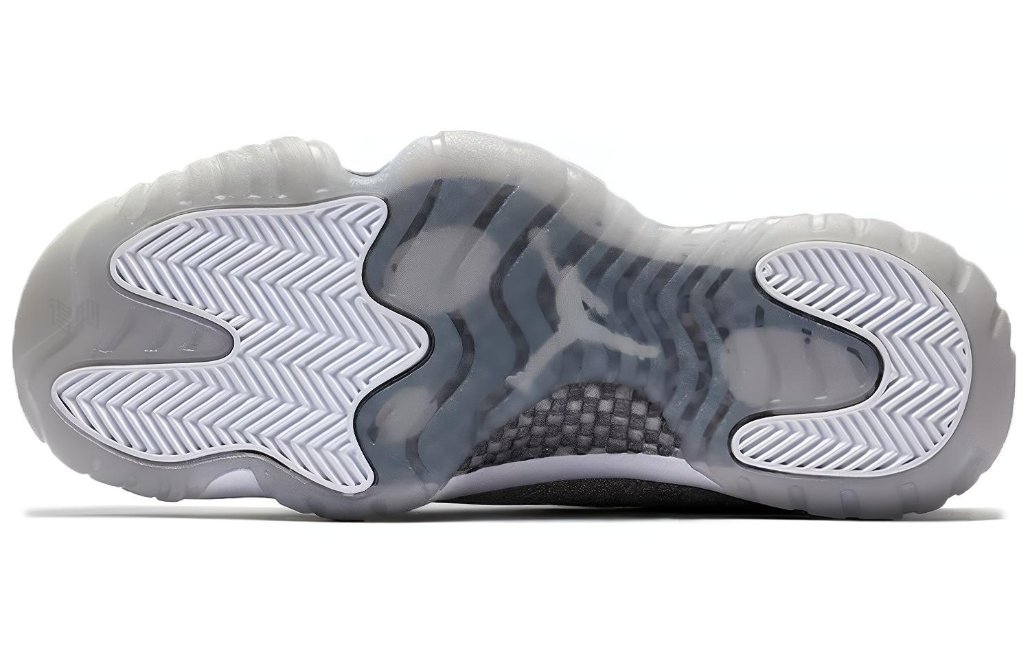 Женские кроссовки Jordan Air Jordan 11 Retro Vast Grey (белого-розово-серая) — Белыйрозовыйсерый — фото 5