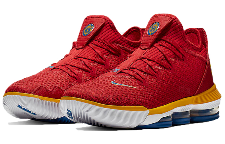 Мужские кроссовки Nike Lebron 16 Low SuperBron 16 OG (красный) — фото 3