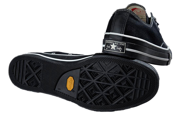 Кеды Converse Chuck Taylor All Star Addict (черные) — Чёрный — фото 5