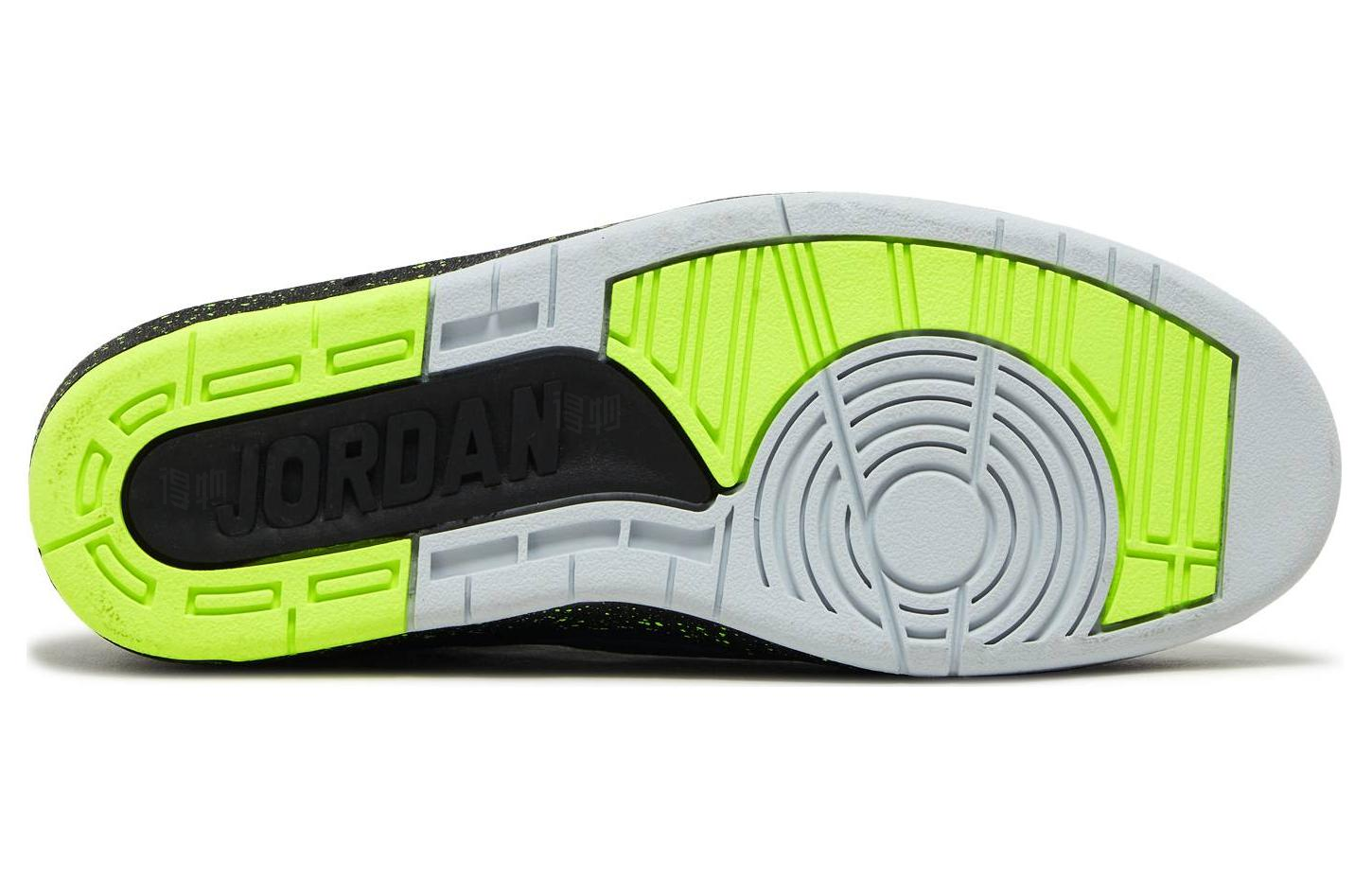 Мужские кроссовки Jordan Air Jordan 2 Retro Nightshade (темно-зеленые) — 夜阴影/黑/纯白金 — фото 5