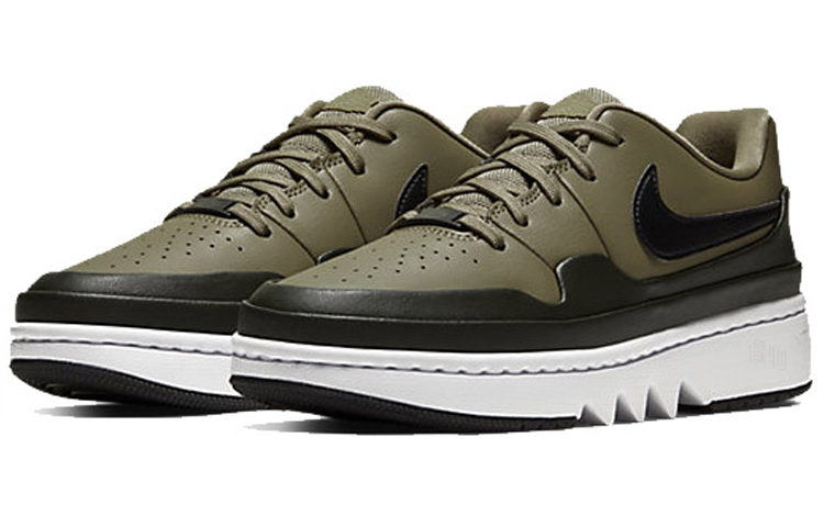 Женские кроссовки Jordan Air Jordan 1 Jester Xx Low Laced (темно-зеленые) — Зелёный — фото 3