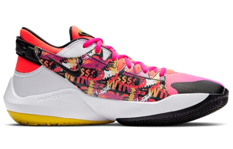 Мужские кроссовки Nike Freak 2 Zoom EP (оранжевый / фиолетовый) — фото 2
