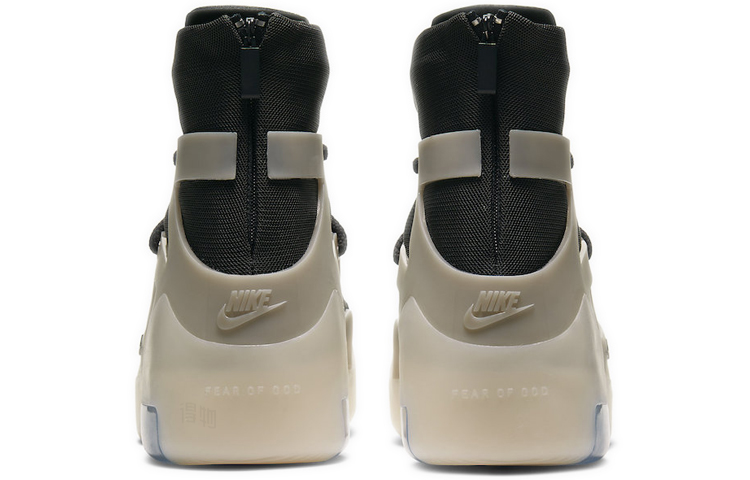 Мужские кроссовки Nike x Fear of God Air Fear of God 1 (черно-белые) — фото 5