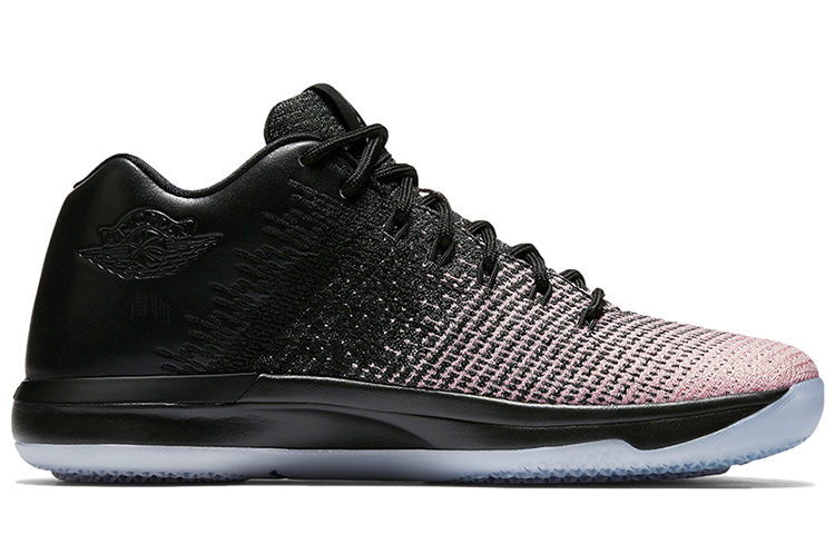Мужские кроссовки Jordan Air Jordan 31 Low Oreo (черно-розовые) — фото 2