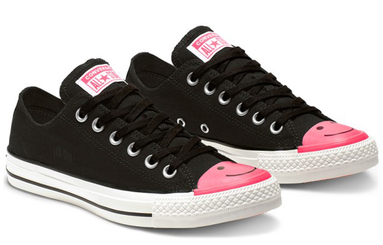 Кеды Converse Chuck Taylor All Star (черно-розовый) — Чёрный / розовый — фото 3