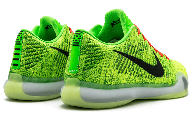 Мужские кроссовки Nike Kobe 10 Elite Low ID (зеленые) — 青蜂侠 — фото 3