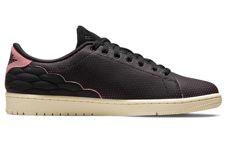 Кроссовки Jordan Air Jordan 1 centre court (черно-розовые) — Чёрный / розовый — фото 2