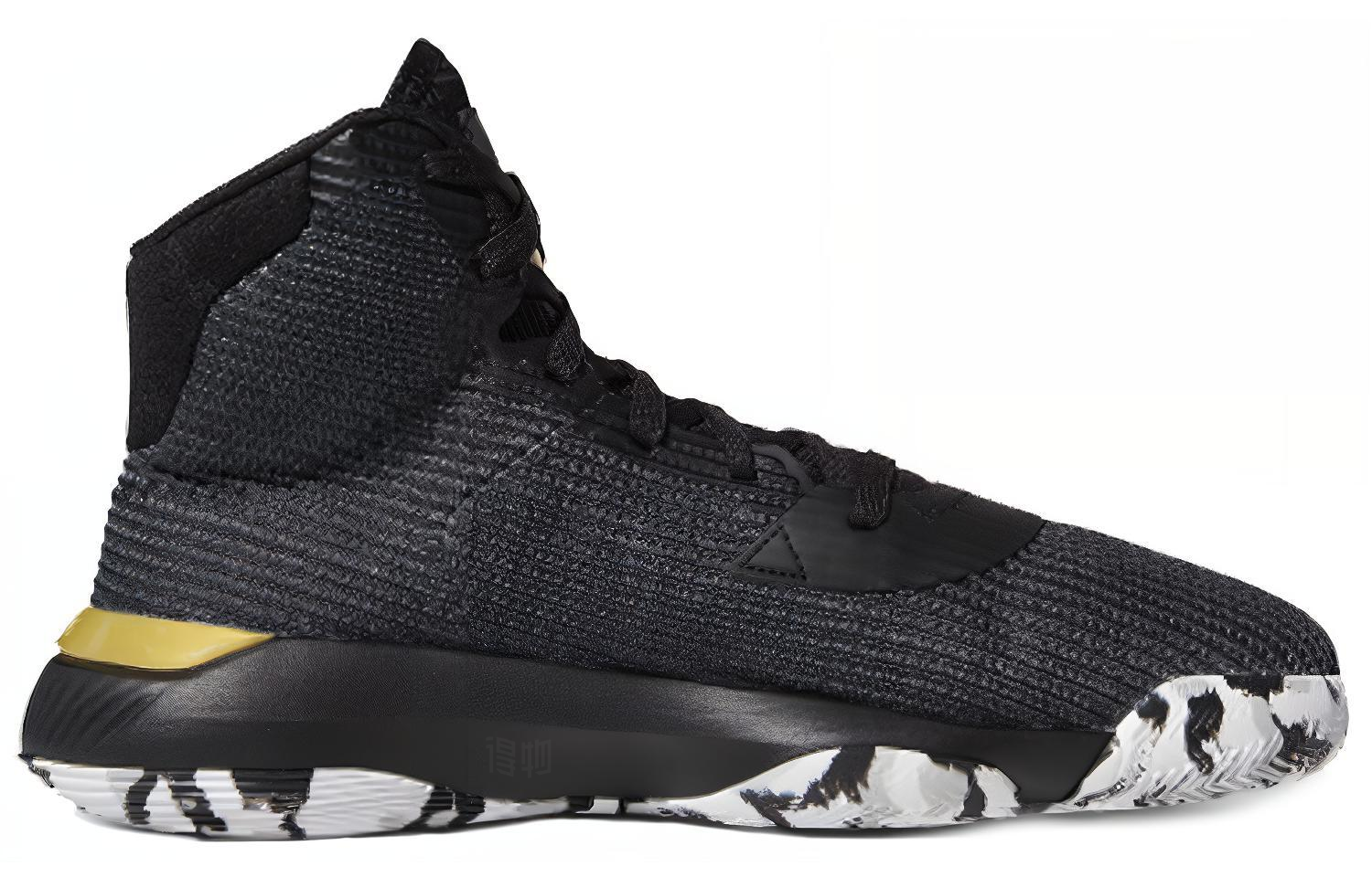 Мужские кроссовки adidas Pro Bounce Madness 2019 (черные) — фото 2
