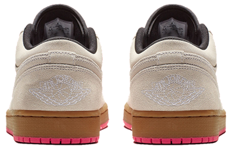 Мужские кроссовки Jordan Air Jordan 1 (розовые) — 淡粉色 — фото 4